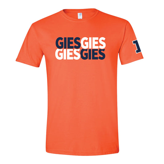 UIUC Gies 2025 College Orange Tee