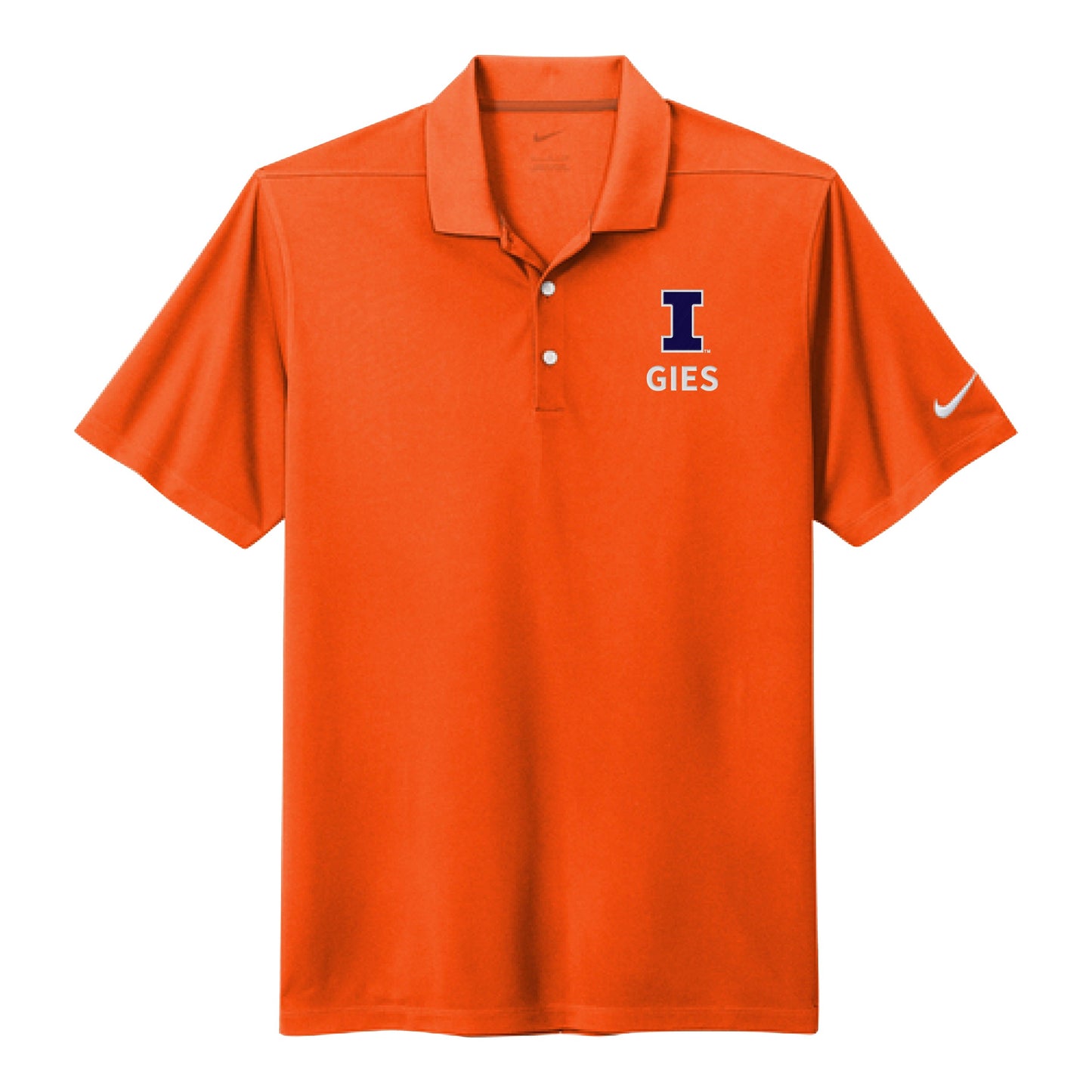 Gies: Nike Men's Dri-Fit Micro Pique 2.0 Orange Polo