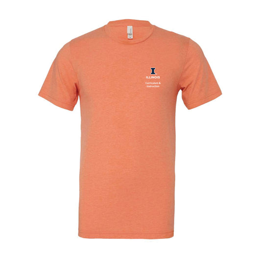 Bella + Canvas - Unisex Heather CVC T-Shirt - Orange - CI Design