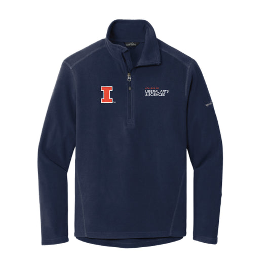 UIUC LAS: Eddie Bauer Men's 1/2-Zip Microfleece Jacket