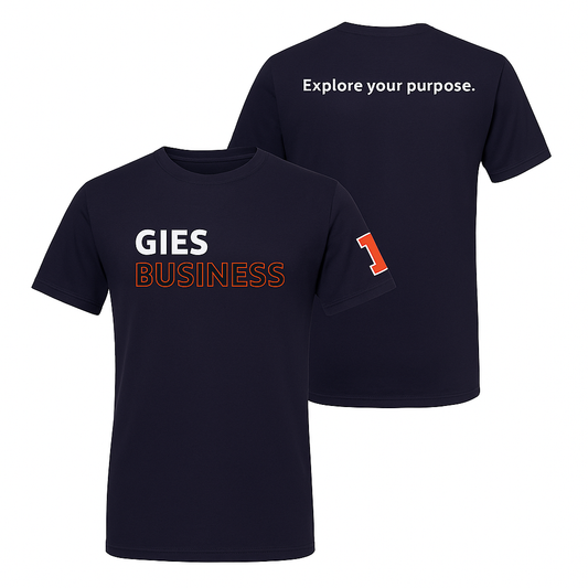 Gies: 2024 College Navy Tee