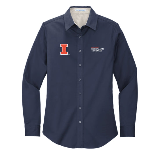 UIUC LAS: Ladies Long Sleeve Dress Shirt